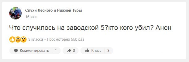 убийство заводская 5 нижняя тура слухи